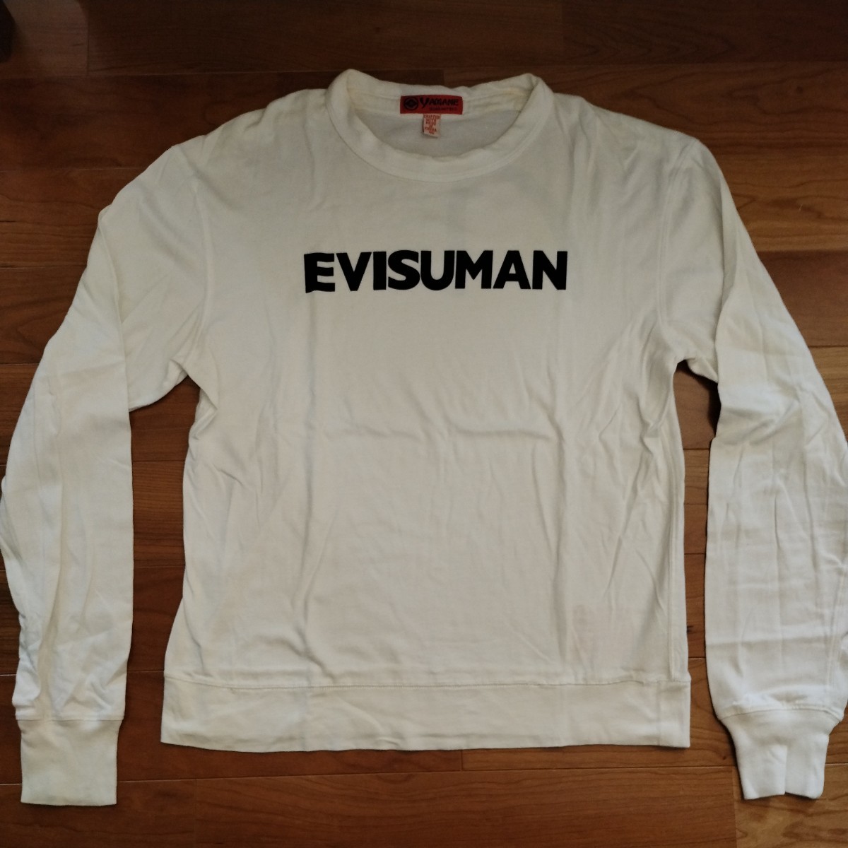 貴重 入手困難 正規品 山根英彦 YAMANE エヴィス EVISUMAN 長袖Tシャツ 40 アメカジ バイカー ロカビリー アウトドア 釣り カモメ 白_画像1