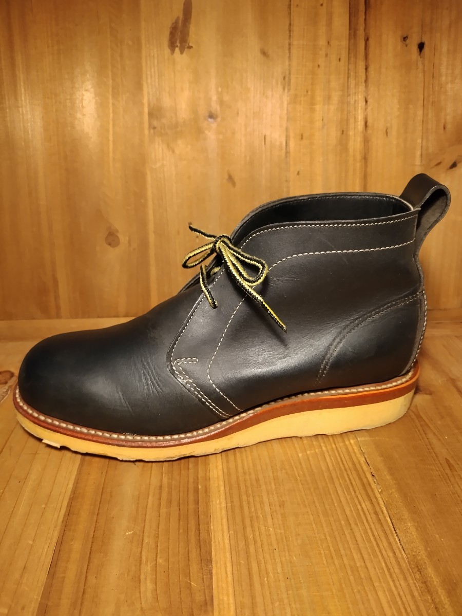 貴重 入手困難 米国製 箱付 黒タグ チペワ CHIPPEWA チャッカブーツ US6 E アメカジ バイカー ロカビリー ロックンロール アウトドア PUNK_画像3