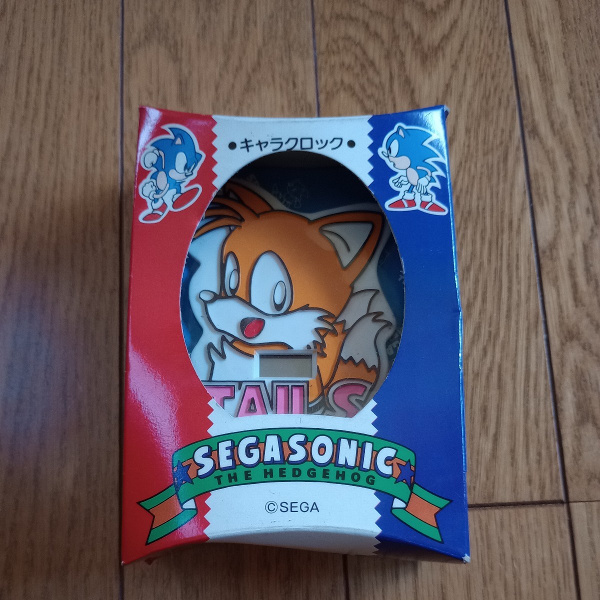 セガ　ソニック・ザ・ヘッジホッグ　SEGA　SONIC　THE　HEDGEHOG　キャラクロック　未開封　ジャンク_画像1