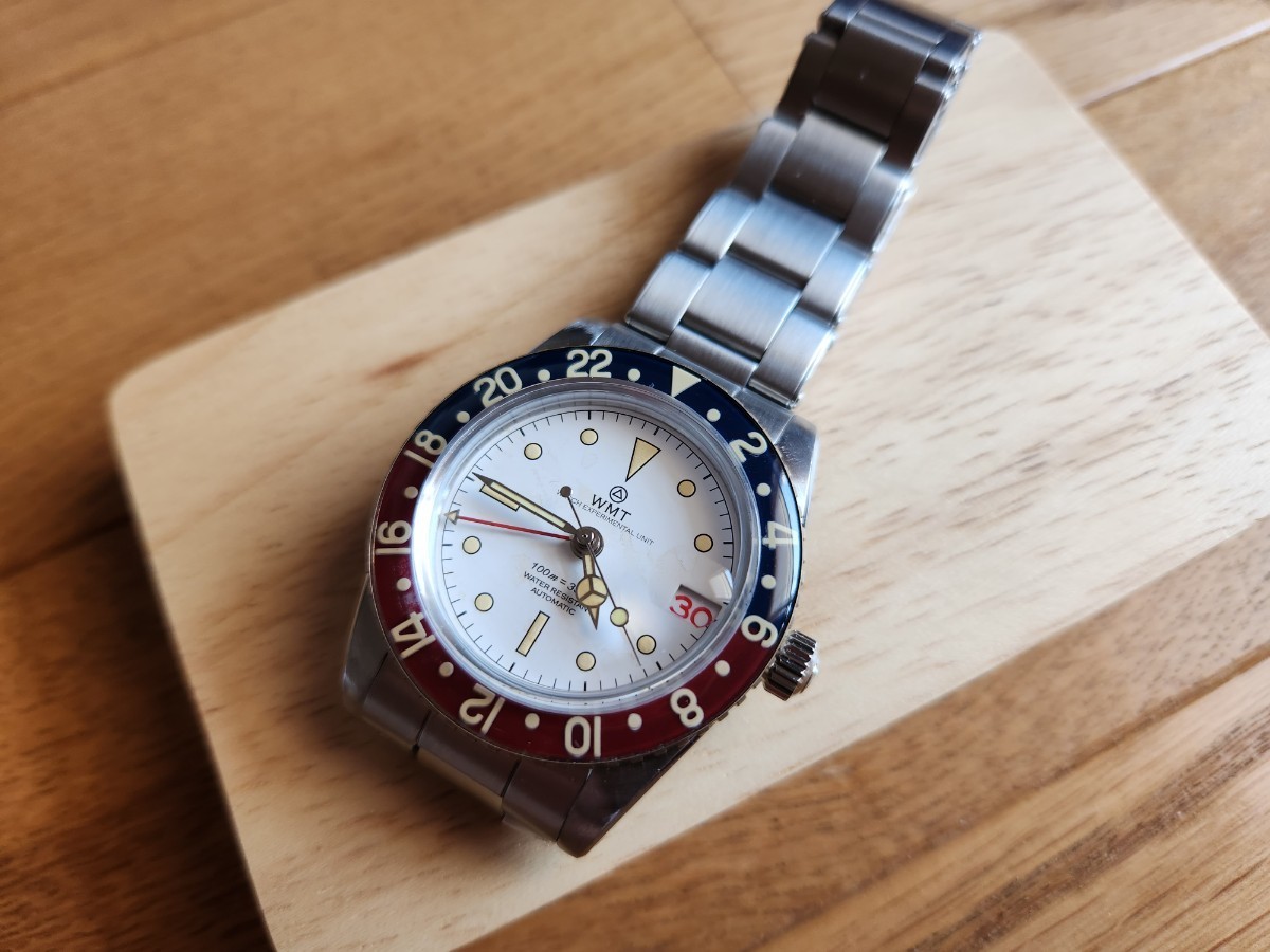 WMT】 Panton MkⅡ White Dial GMT Limited Edition 未使用品 WMT】 Panton MkⅡ White Dial GMT Limited Edition 未使用品