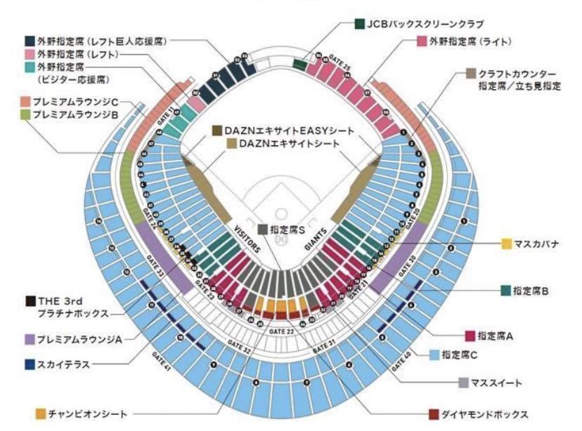 プロ野球ペアチケット・通路側】『東京ドーム9/30土曜日「巨人 vs 中日