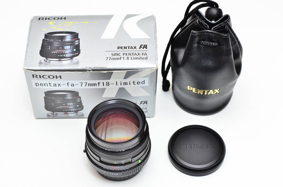 PENTAX smc PENTAX-FA 77mm F1.8 Limited Black 美品_画像8
