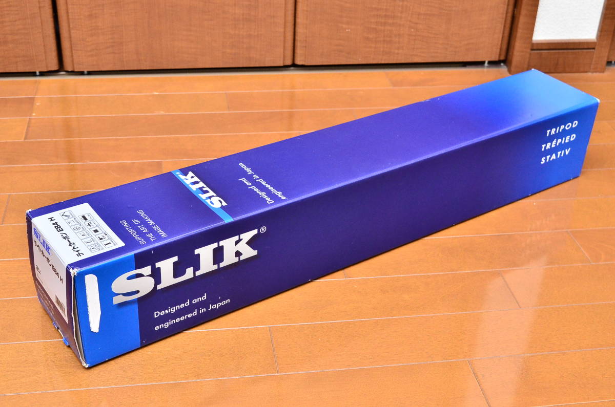 美品】 SLIK ライトカーボンE84H アウトレット 新古品 カーボン三脚