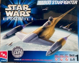 ■貴重品■Star Wars エピソード1 エルトル・ナブー スターファイターダイキャスト 1:48 Star Wars Episode I Naboo starfighter 1999 Amt