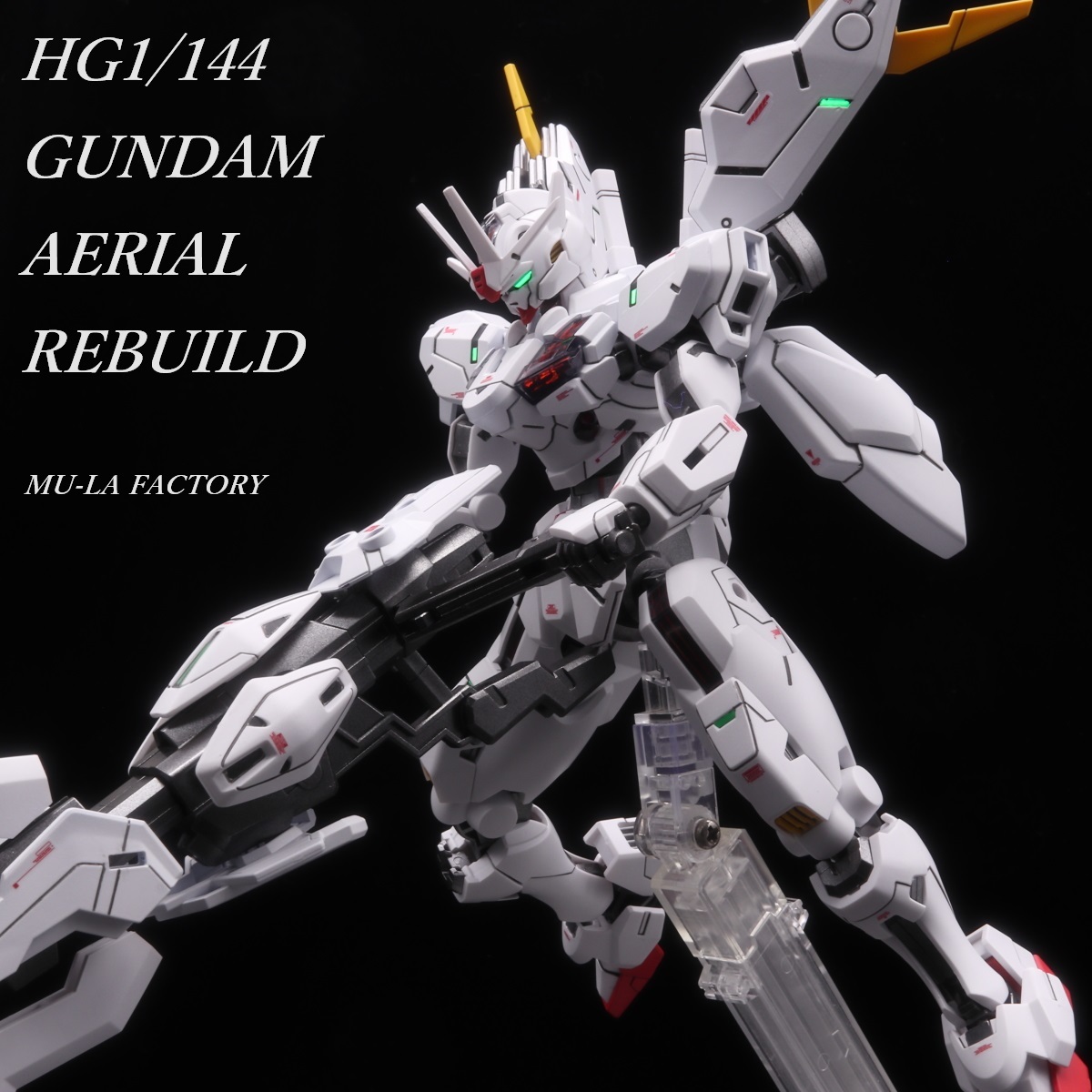 Yahoo!オークション - HG 1/144 ガンダムエアリアル（改修型 