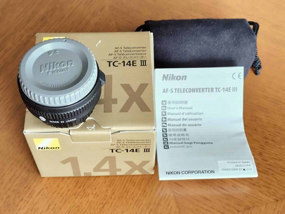 逆輸入 ☆【美品】NIKON ニコン 元箱付【送料込】☆ テレコンバーター