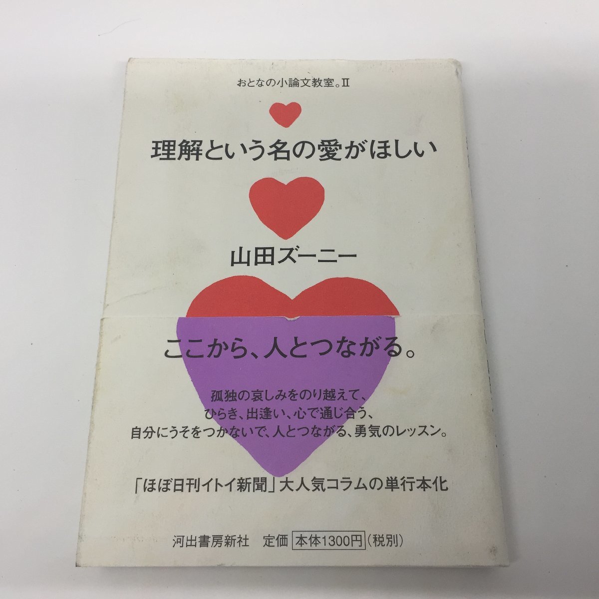 ●◆「理解という名の愛がほしい」 おとなの小論文教室。2　山田ズーニー_画像1