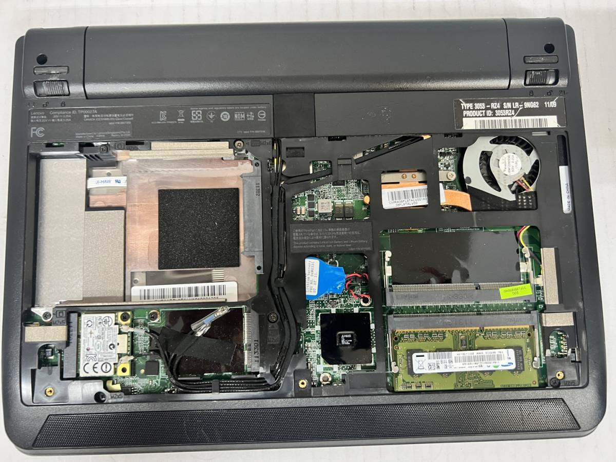 ★LENOVO ThinkPad X121e CPU不明 メモリ2GB ★BIOSロック★0914-4_画像6