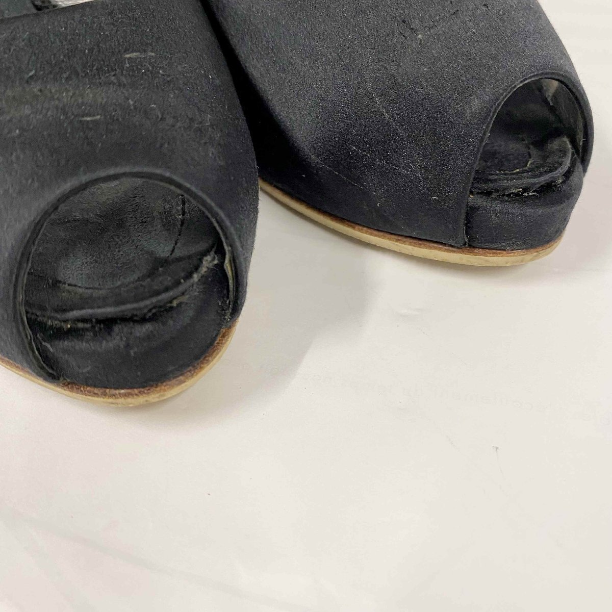[ Junk ]GIUSEPPE ZANOTTI E80384 каблук < обувь > Giuseppe Zanotti атлас черный женский бренд размер 37 мода 