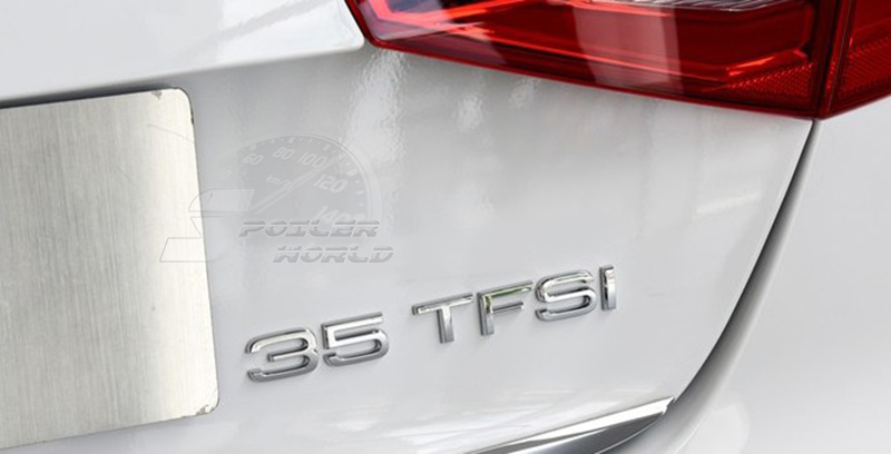 アウディ Audi 35TFSI リアトランク エンブレムの画像3