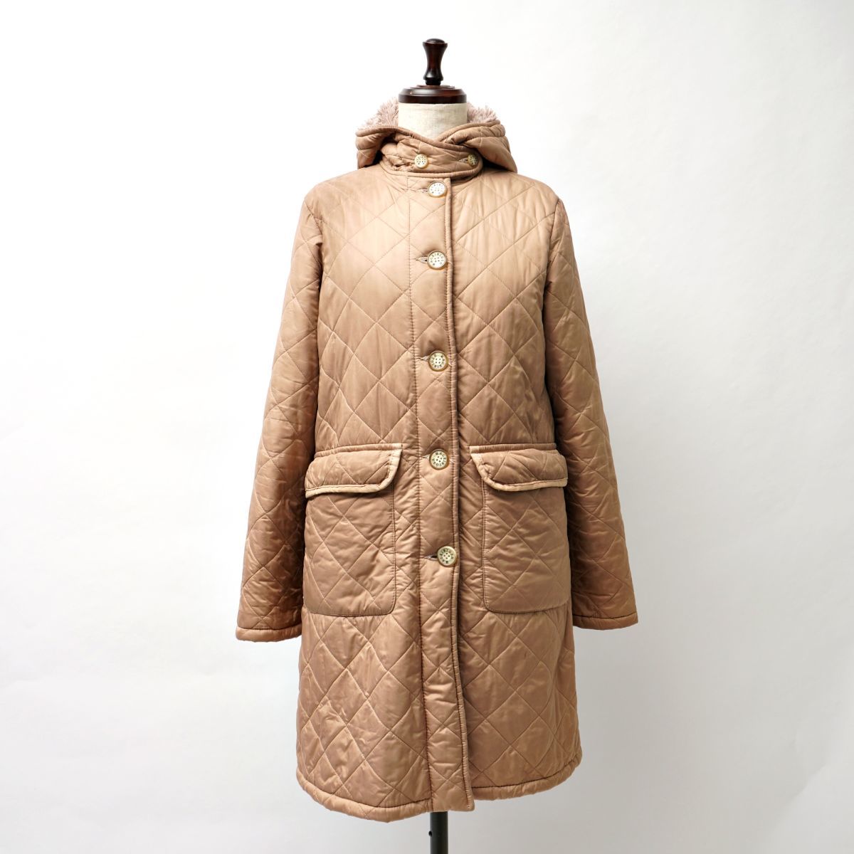 美しい 美品 MACKINTOSH サイズ36*GC1115 ベージュ レディース 裏地