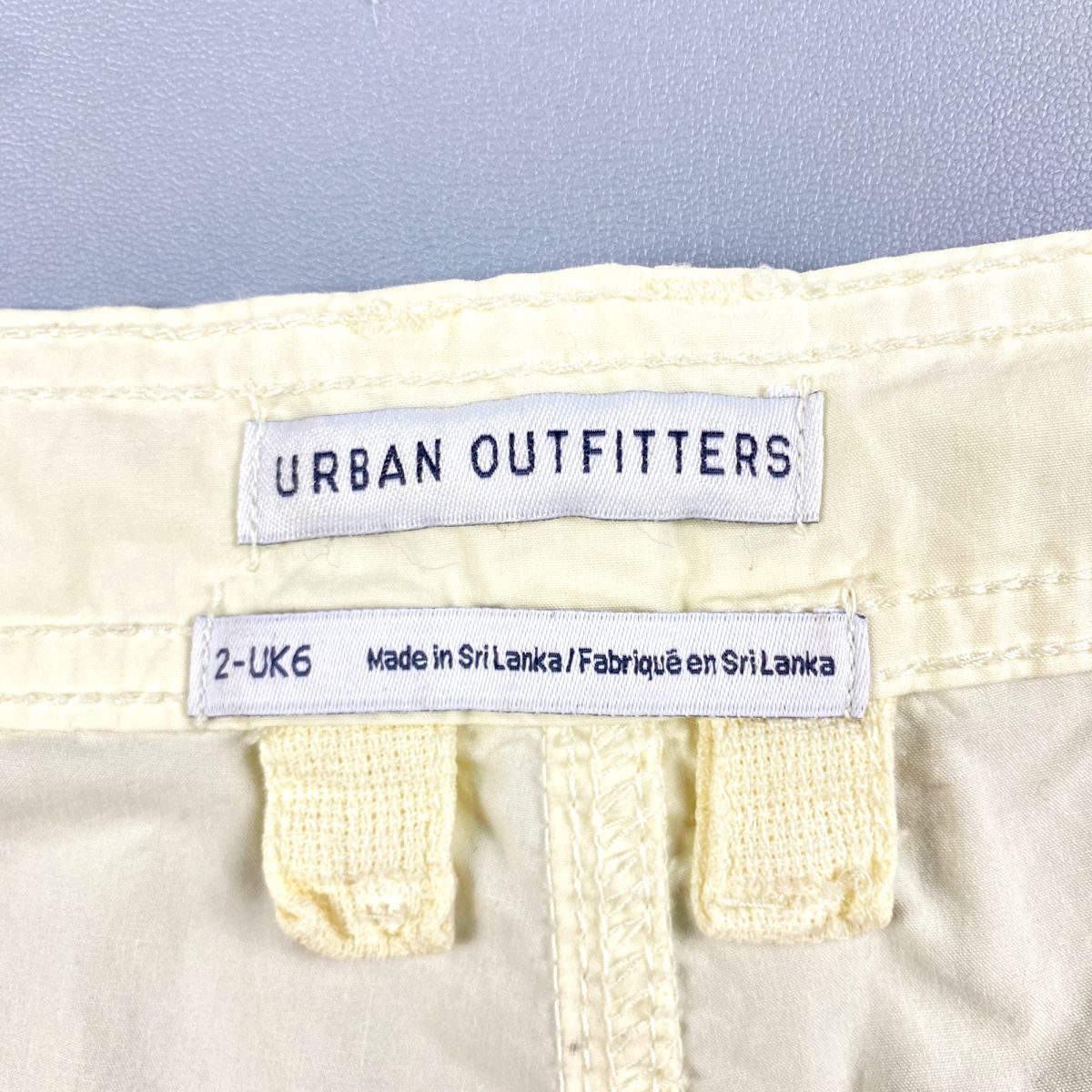 Urban Outfitters アーバンアウトフィッターズ デザインワークパンツ ジョガーパンツ ボトムス レディース 白 ホワイト サイズUS2*GC1088_画像5