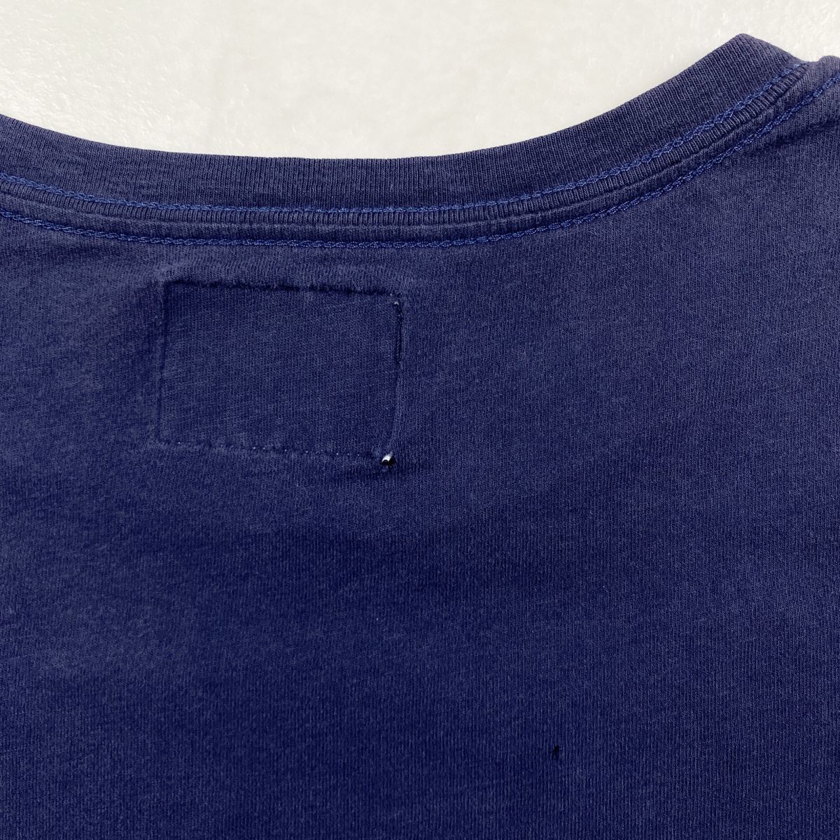 Abercrombie アバクロンビー ロゴ刺繍半袖Tシャツ トップス レディース 紺 ネイビー サイズM*GC1128_画像7