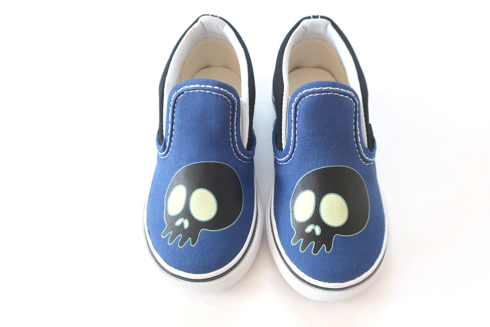 (11.5cm)Vans Vault x Murakami Toddlers Slip-On skullバンズスリップオン村上隆コラボ商品_画像2