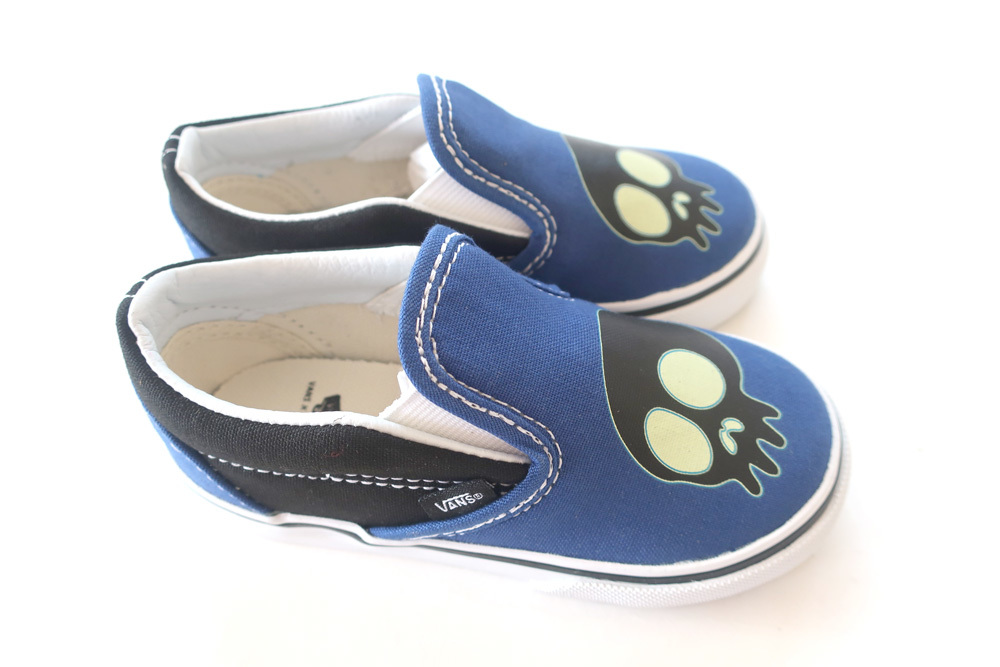 (11.5cm)Vans Vault x Murakami Toddlers Slip-On skullバンズスリップオン村上隆コラボ商品_画像5