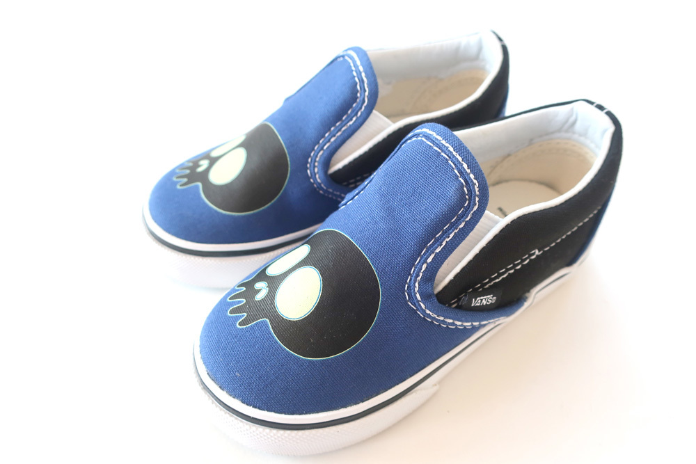 (11.5cm)Vans Vault x Murakami Toddlers Slip-On skullバンズスリップオン村上隆コラボ商品_画像1