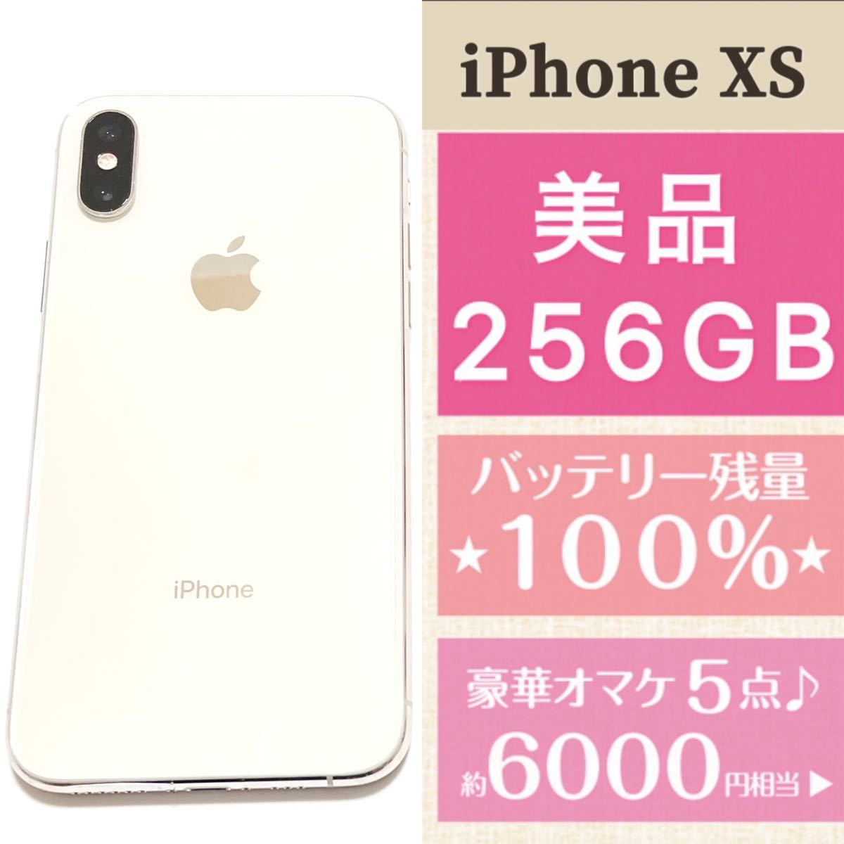 美品 高品質 新品バッテリー残量100% 大容量256GB iPhoneXS本体