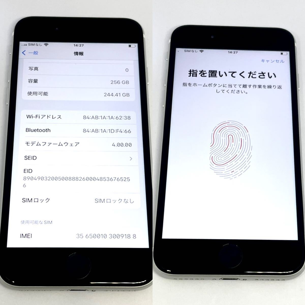 極美品☆高品質 新品バッテリー残量100%☆大容量256GB☆iPhone SE2本体