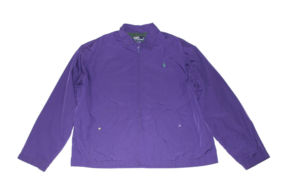POLO RALPH LAUREN SWEING TOP Purple SIZE XL ラルルフローレン スイングトップ