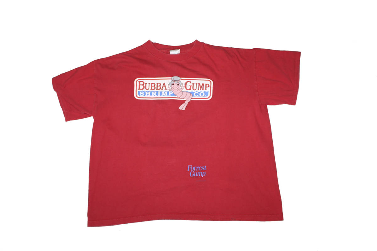 VINTAGE FORREST GUMP BUBBA GUMP TEE SIZE XL MADE IN USA フォレストガンプ Tシャツ