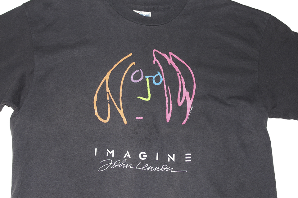 VINTAGE 90’S JOHN LENNON IMAGINE TEE SIZE XL ジョンレノン Tシャツ_画像2