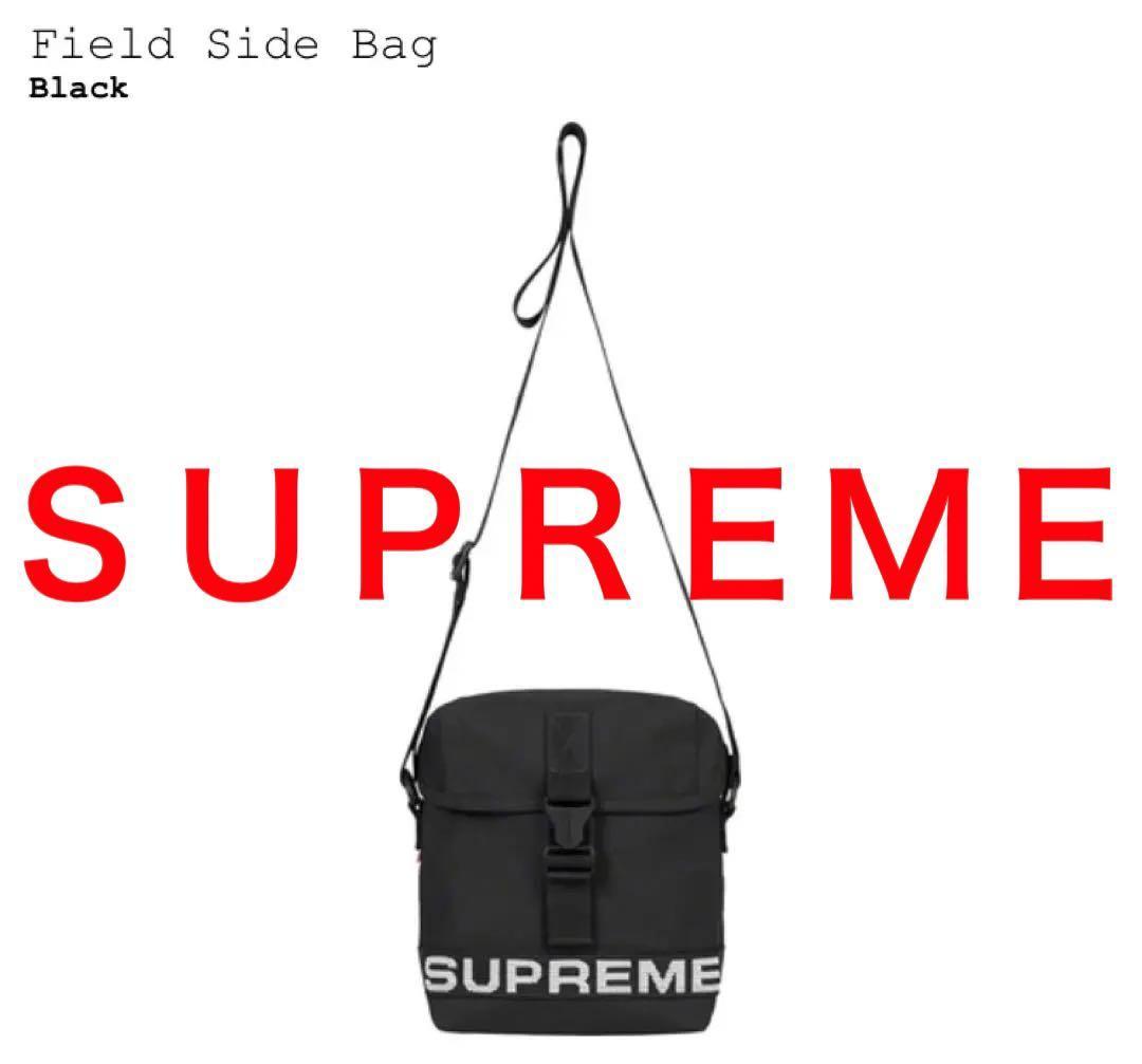 23ss Supreme Field Side Bag Black 黒 ショルダーバッグ シュプリーム small box logo ボックスロゴ_画像1