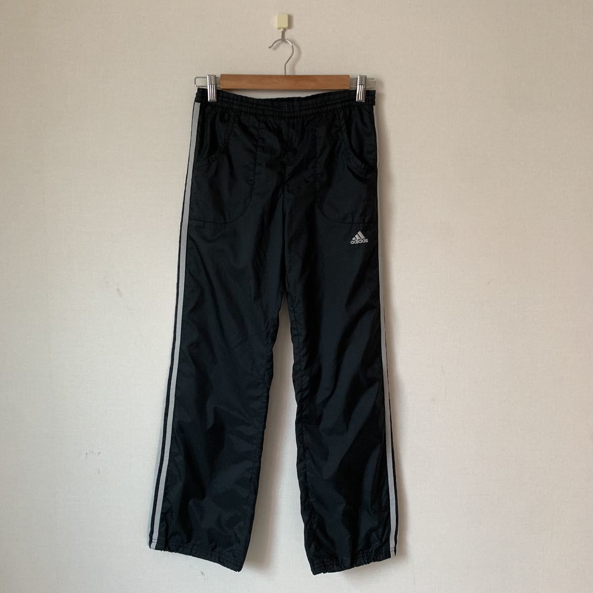 adidas ジャージ パンツ ズボン 150 アディダス climaproof ブラック 黒 トレーニングパンツ 裏地あり ジュニア ボーイズ