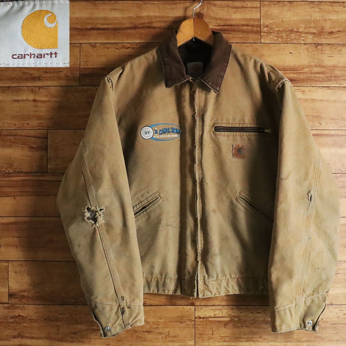 carhartt 6BLC USA製 ダック デトロイト ジャケット-