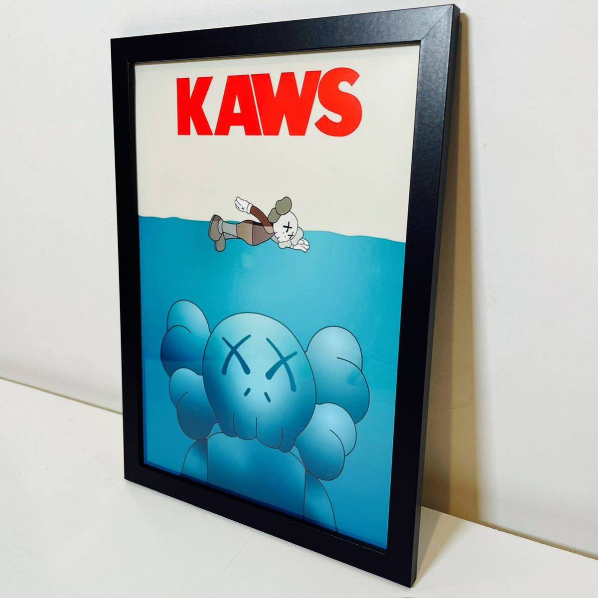 【額付きポスター】KAWS(カウズ)21 ベアブリック(A4サイズ)_画像1