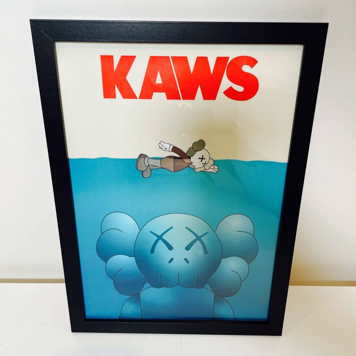 【額付きポスター】KAWS(カウズ)21 ベアブリック(A4サイズ)_画像2