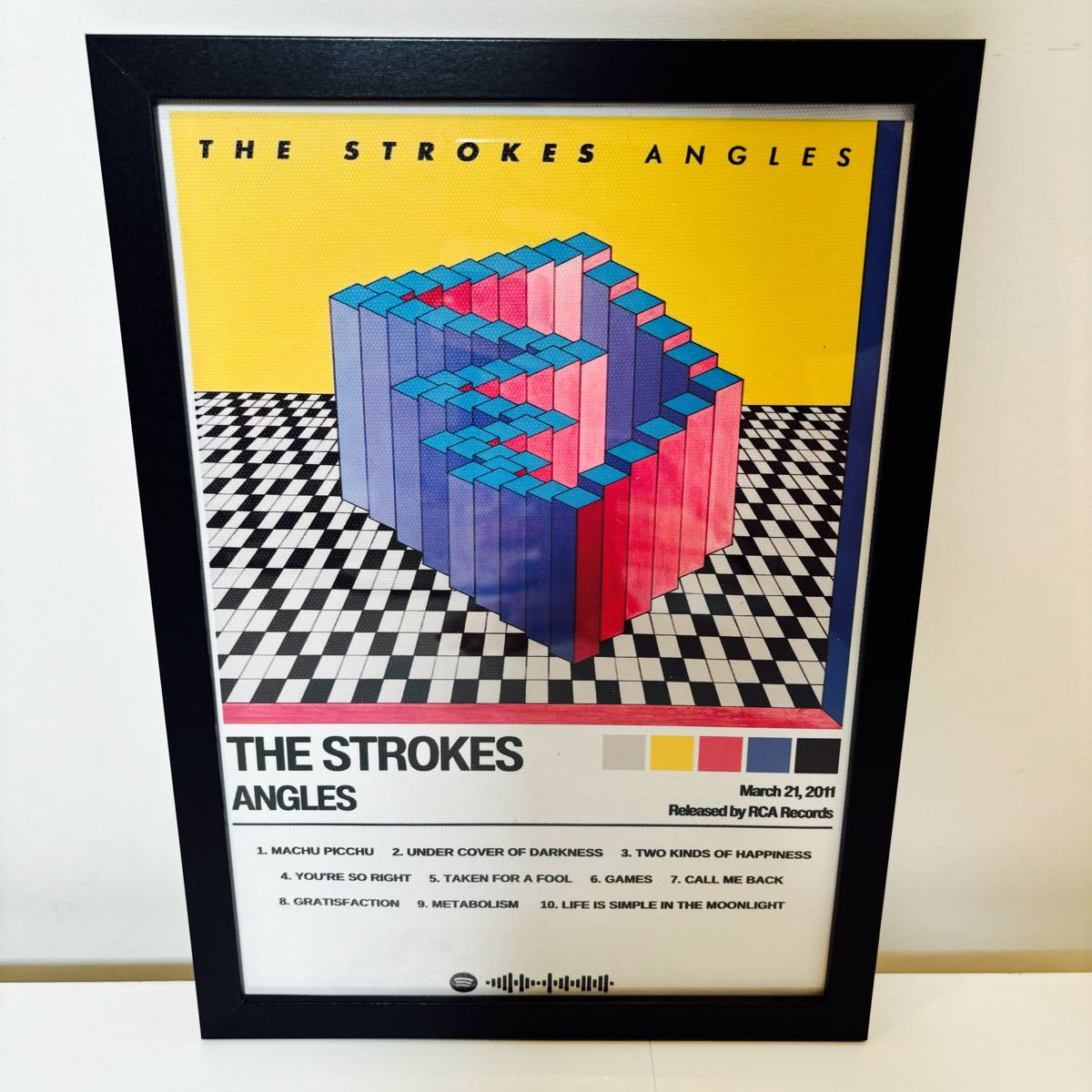 【額付きポスター】ストロークス the strokes Angles_画像2