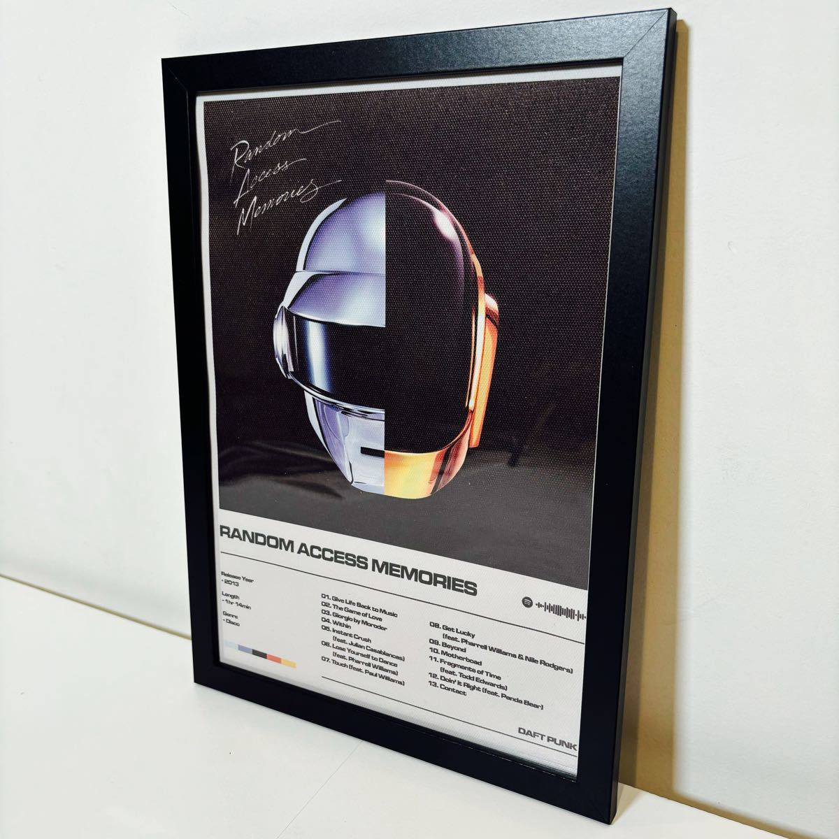 額付きポスターdaft punk random access memories