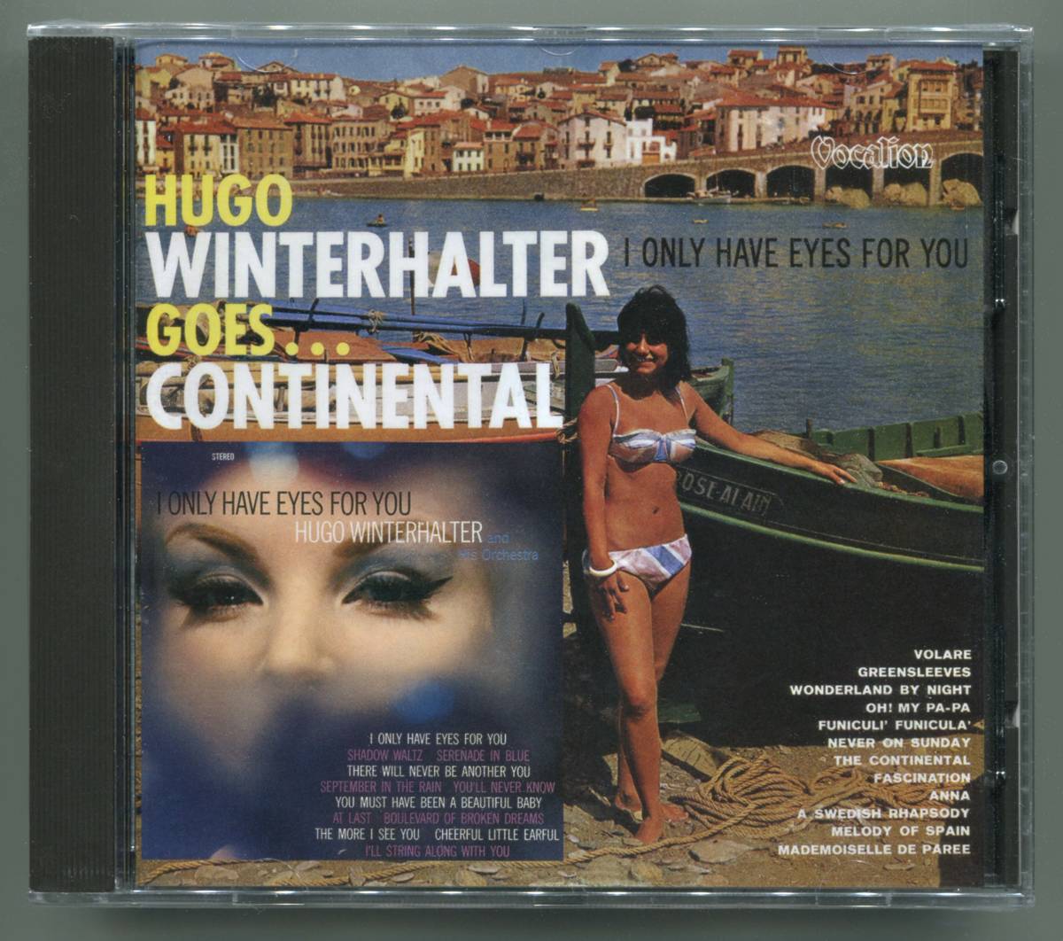 ☆送料込/未開封/ ユーゴ・ウィンターハルター　Hugo Winterhalter / Goes... Continental & I Only Have Eyes for You / 2in1CD_画像1
