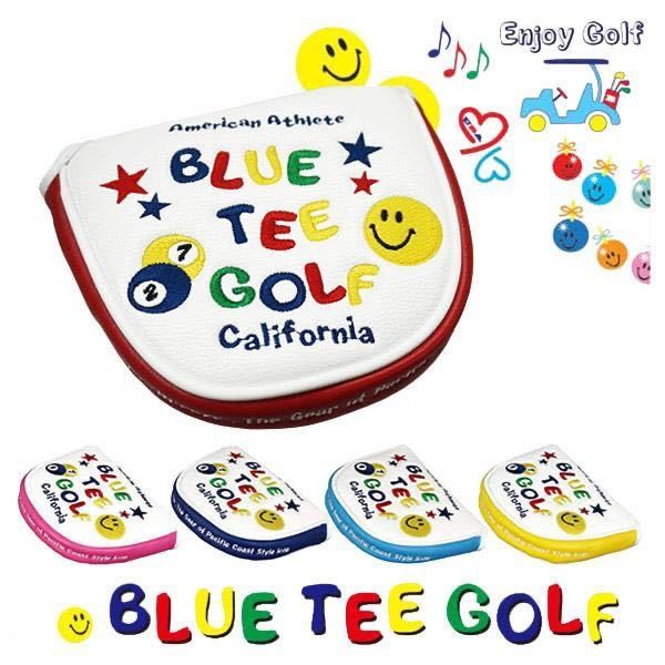 【新品】ブルーティーゴルフ スマイル＆ピンボール パターカバー ヘッドカバー ネオマレット ホワイト 白 BLUE TEE GOLF K-BTG95021 PC-001_画像3