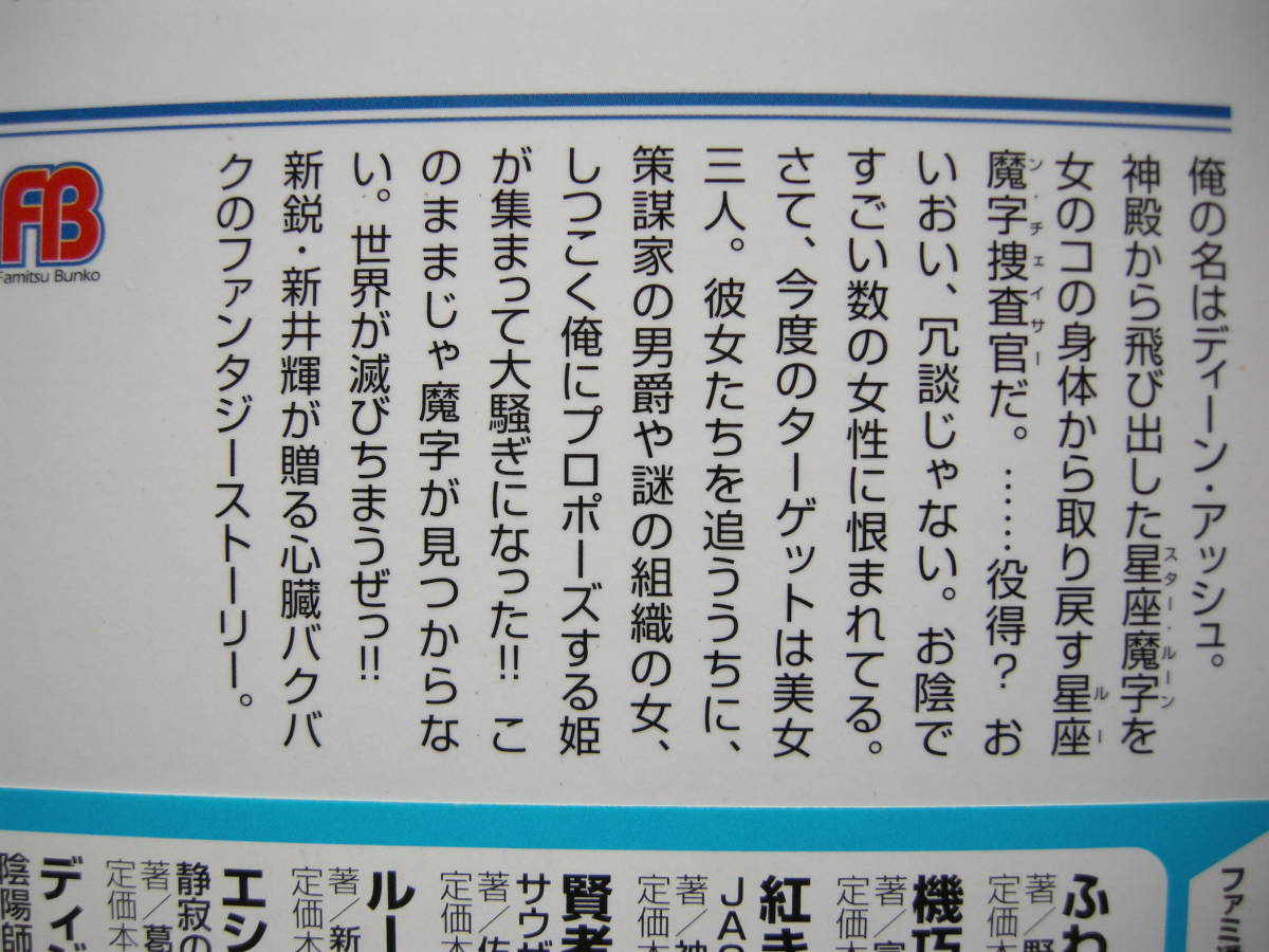 エンターブレイン ファミ通文庫 ルーンウルフは逃がさない！ ４冊セット 新井輝 みさくらなんこつ_１巻裏表紙・あらすじ