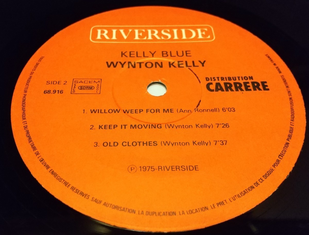 【LP・仏プレス・無傷美盤】Wynton Kelly　Kelly Blue / ウイントン・ケリー　ケリー ブルー _画像7
