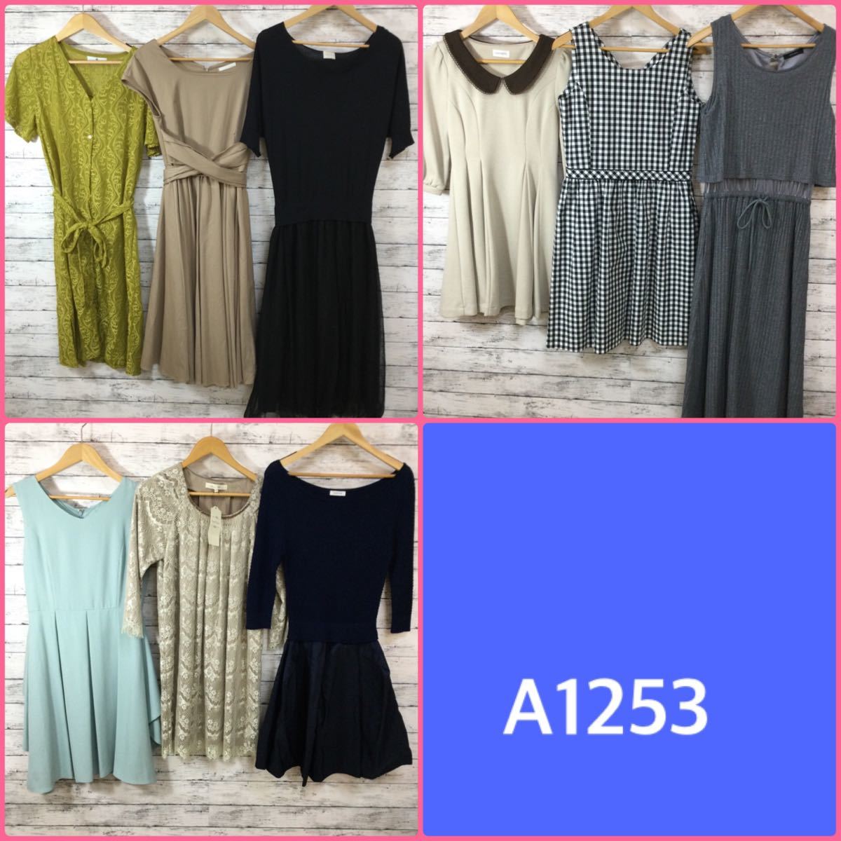 A1253 brand One-piece assortment Sonny Label LODISPOTTO PEACH JOHN JEANASIS ROPEPICNIC FRAY I.D other 9 point set sale old clothes dealer 