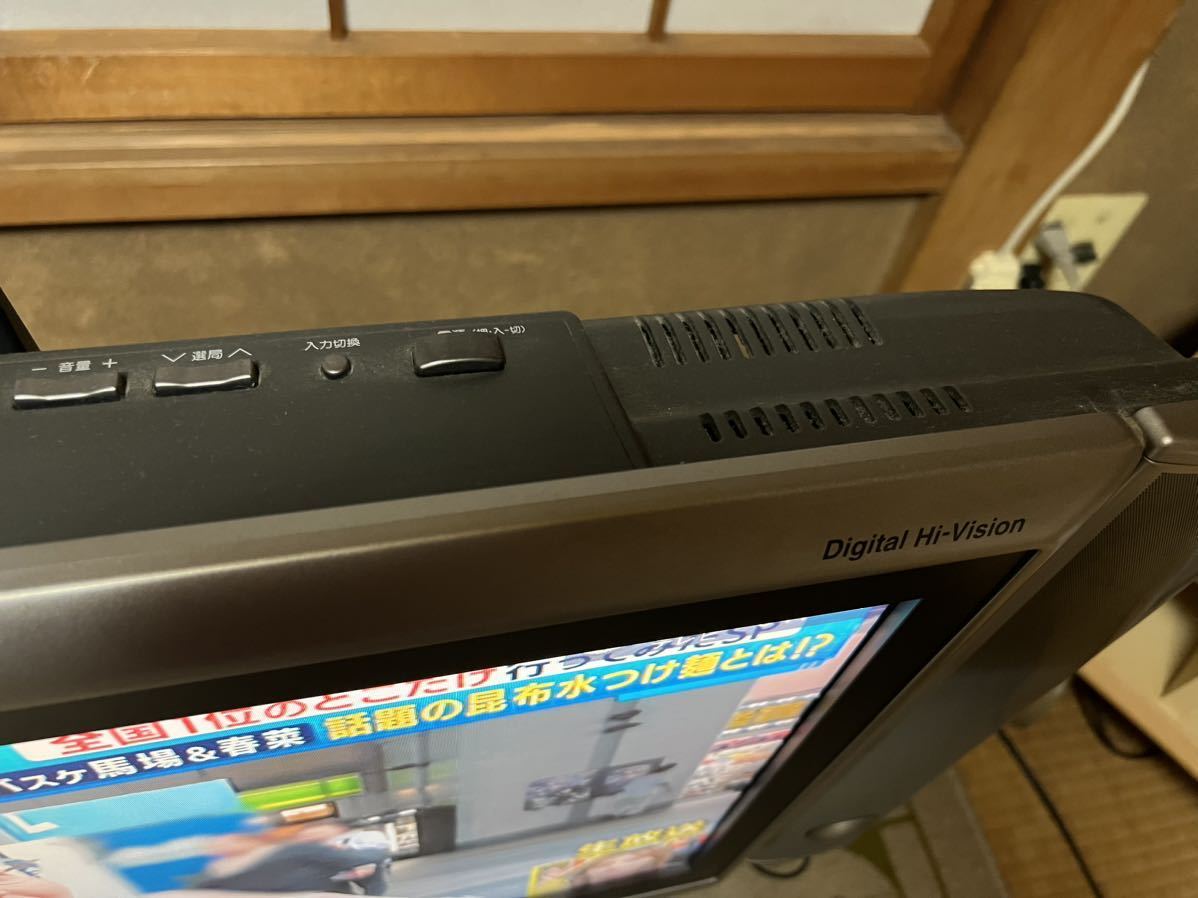 SHARP AQUOS 26V型 ハイビジョン 液晶 テレビ LC-26GD6 シャープ亀山工場_画像4