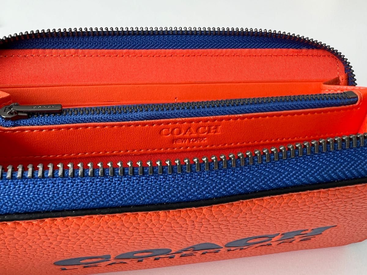 新品未使用】COACH コーチ長財布 オレンジブルー|Yahoo!フリマ 新品未使用】COACH コーチ長財布 オレンジブルー|Yahoo!フリマ