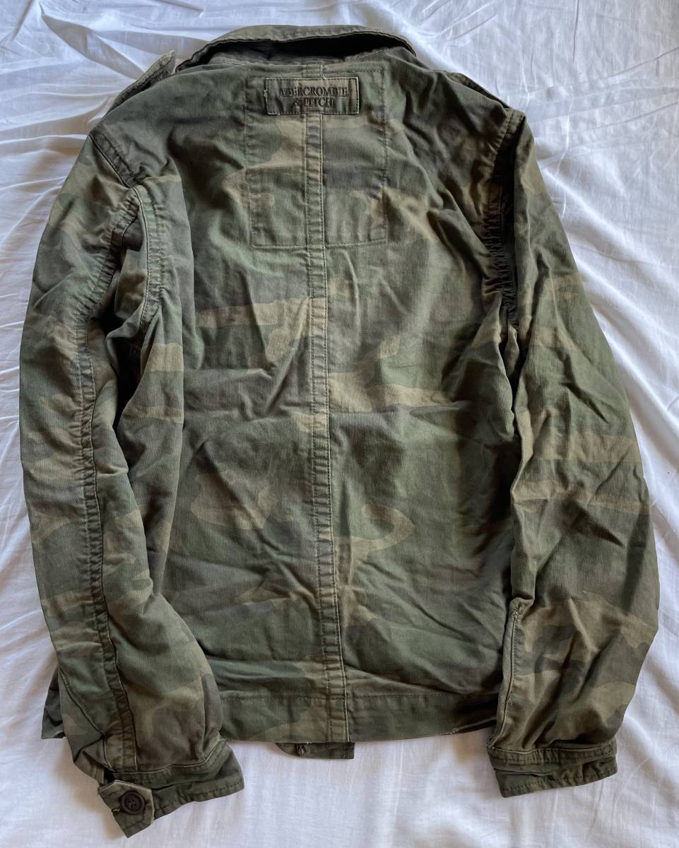 Abercrombie & Fitch アバクロンビー&フィッチ アバクロ 迷彩 厚手 ミリタリー ジャケット
