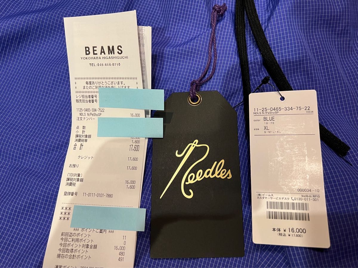 NEEDLES × BEAMS 別注 ナイロンリップストップ ショートパンツ NEEDLES × BEAMS 別注 ナイロンリップストップ ショートパンツ