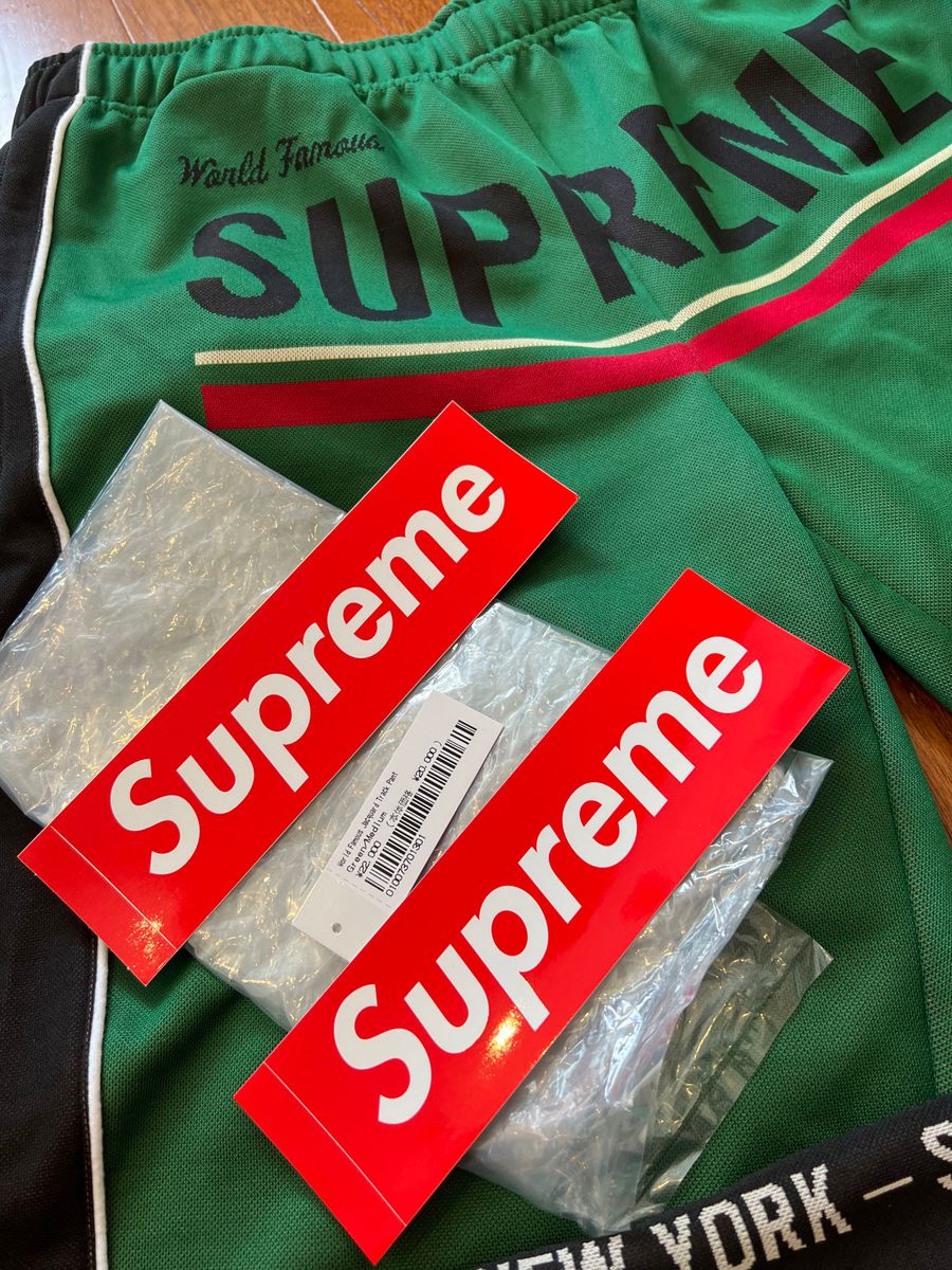 World Famous Jacquard Track Pant M グリーン Supreme ジャージ スウェット
