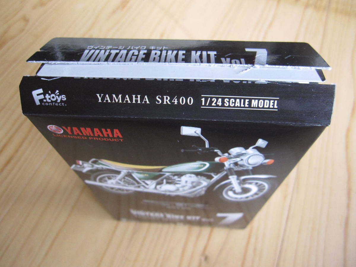 SR400 ブラックスペシャル 2006年 ヴィンテージバイクキット オートバイ ロードスポーツ ヴィンテージバイク ヤマハ YAMAHA エフトイズ _小箱美品 ミシン目きれい開封 定形外 220円