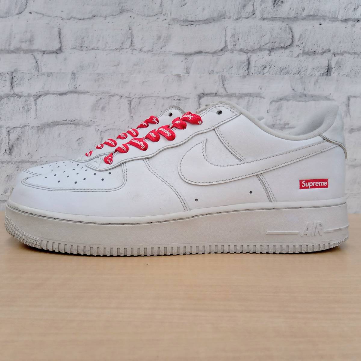 NIKE Supreme AIR FORCE 1 LOW WHITE ナイキ シュプリーム エア
