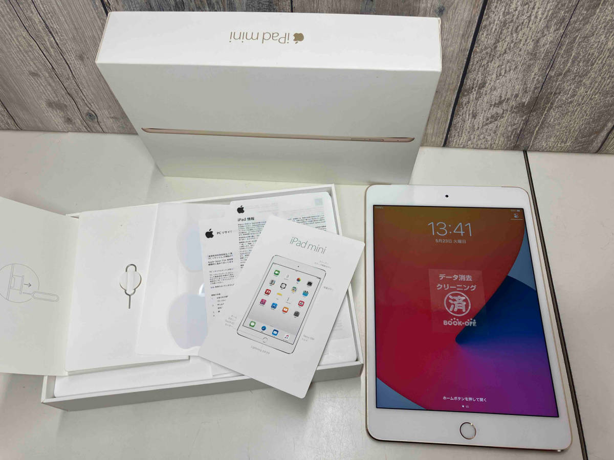 au Apple  MKJ/A iPad mini 4 Wi Fi+Cellular GB ゴールド