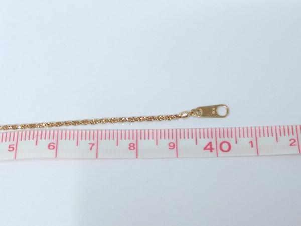 K18　デザイン　ネックレス　約40cm　3.9g_画像4