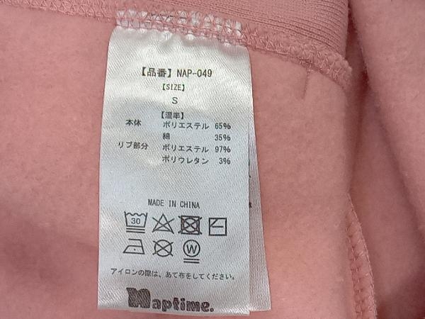 NAPTIME パーカー ピンク系 Sサイズ ナップタイム 店舗受取可-