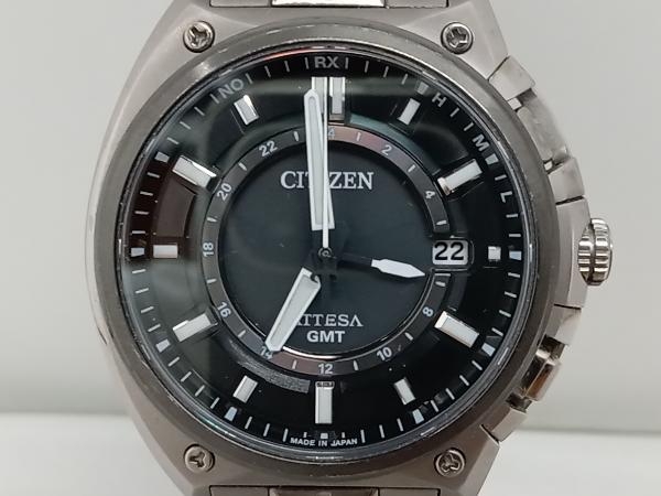 ジャンク 動作不良 CITIZEN シチズン／ATTESA GMT 時計 H117-T014011_画像1