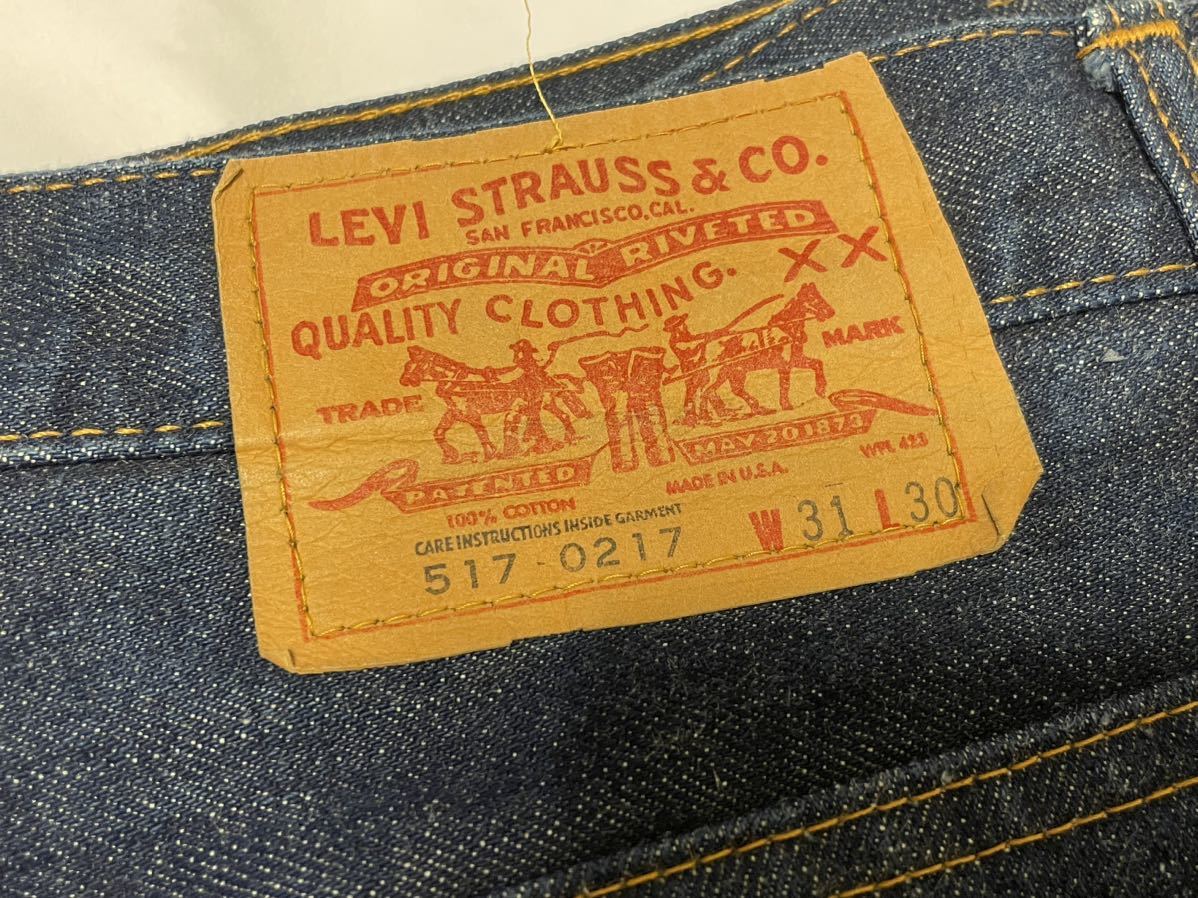 卸し売り購入 levi's 美品 濃紺 リーバイス フレアデニム ヴィンテージ