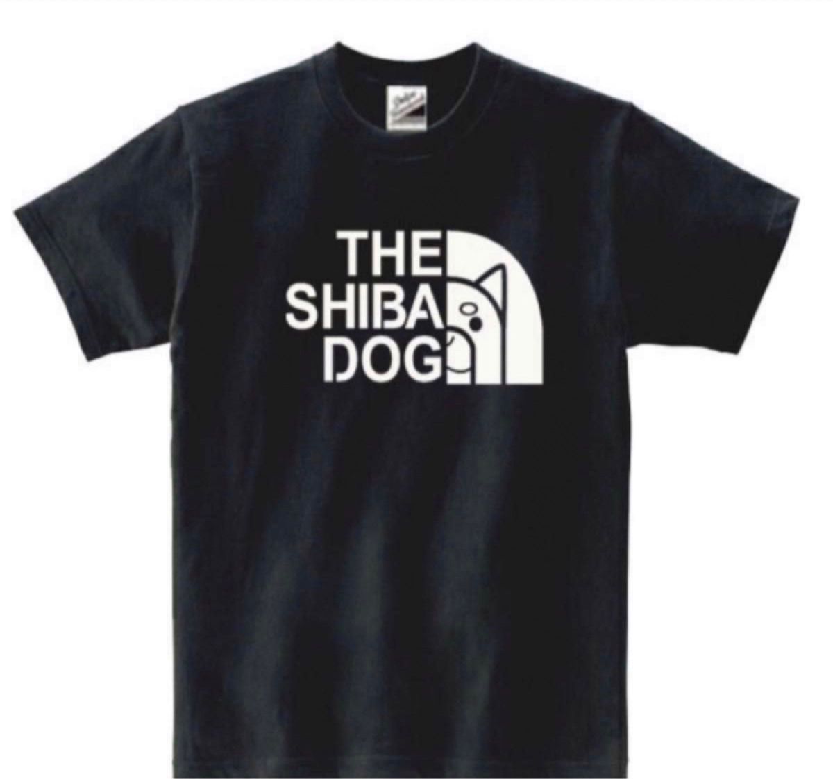 【SALEパロディ黒L】5ozシバドッグ柴犬Tシャツ面白いおもしろうけるネタプレゼント送料無料・新品1500円